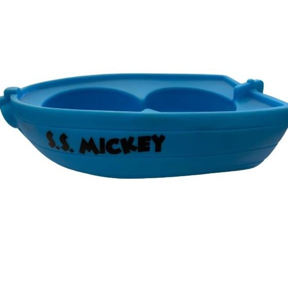 Vintage 1996 Johnson & Johnson Blue Disney S. S. Mickey Rubber Boat - Picture 1 of 5